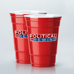 $10/Month Combo: POLITICAL REWIND RED CERAMIC CUP