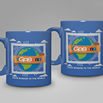 $10/Month Pair of Window To The World Mega Mugs 